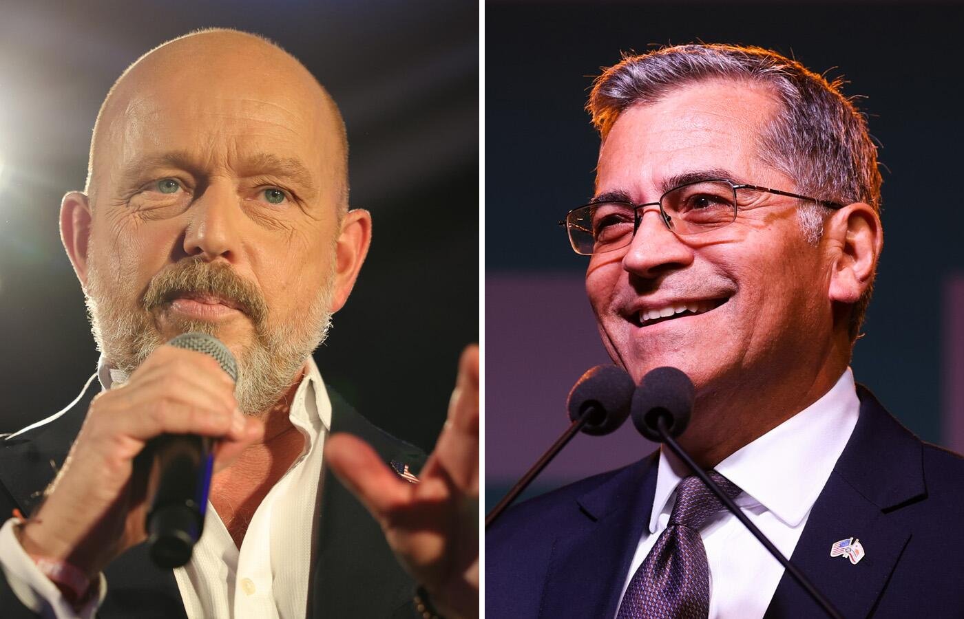 Becerra, Hilton offer promises on AI, gas prices, healthcare — and starkly contrasting views