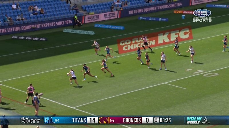 Titans strike with scrum play