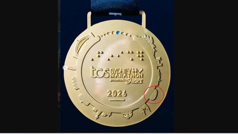 The medal that will put Sydney on the map. The wrong map