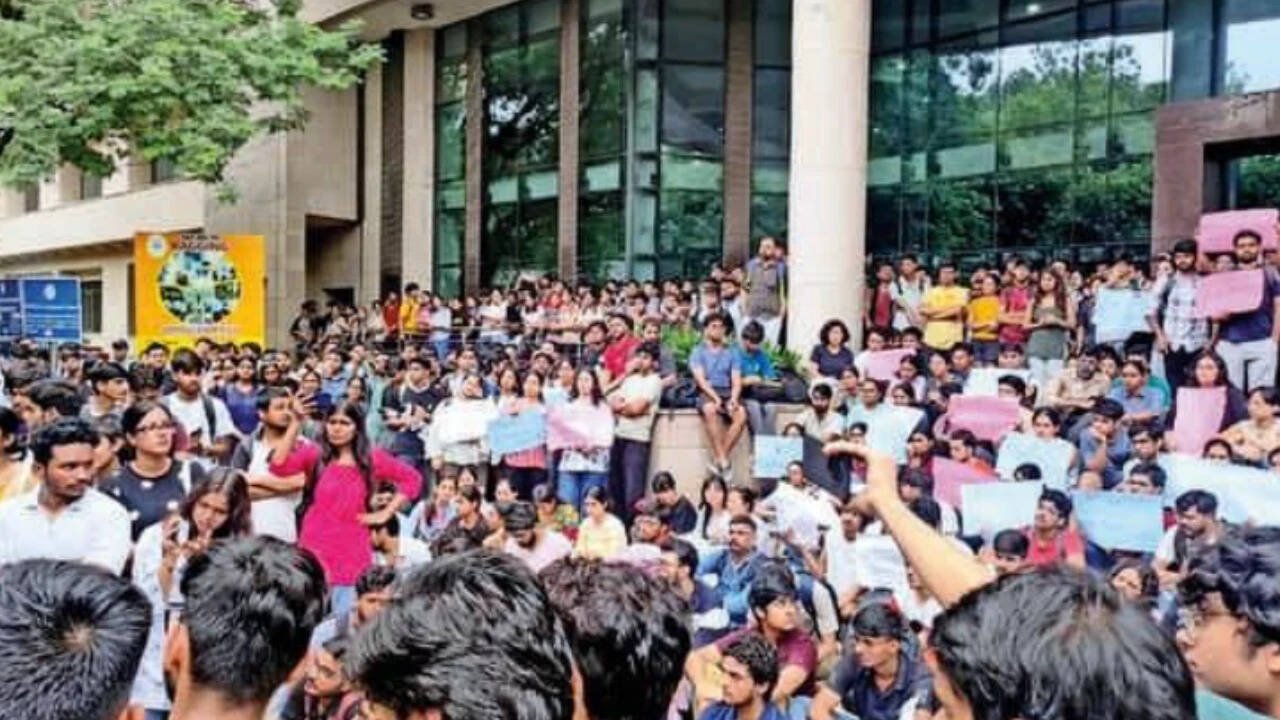 ‘System needs to take a pause’: Protest erupts at IIT Delhi days after student’s death