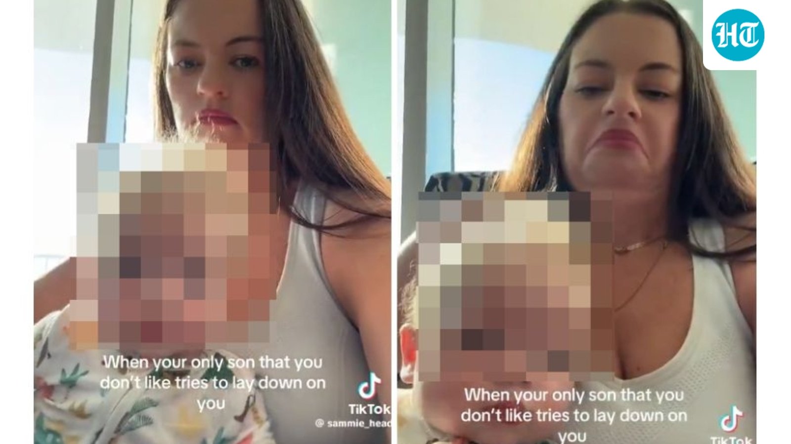 Who is Sammie Head? TikTok mom's satirical video showing her recoiling from her infant sparks backlash