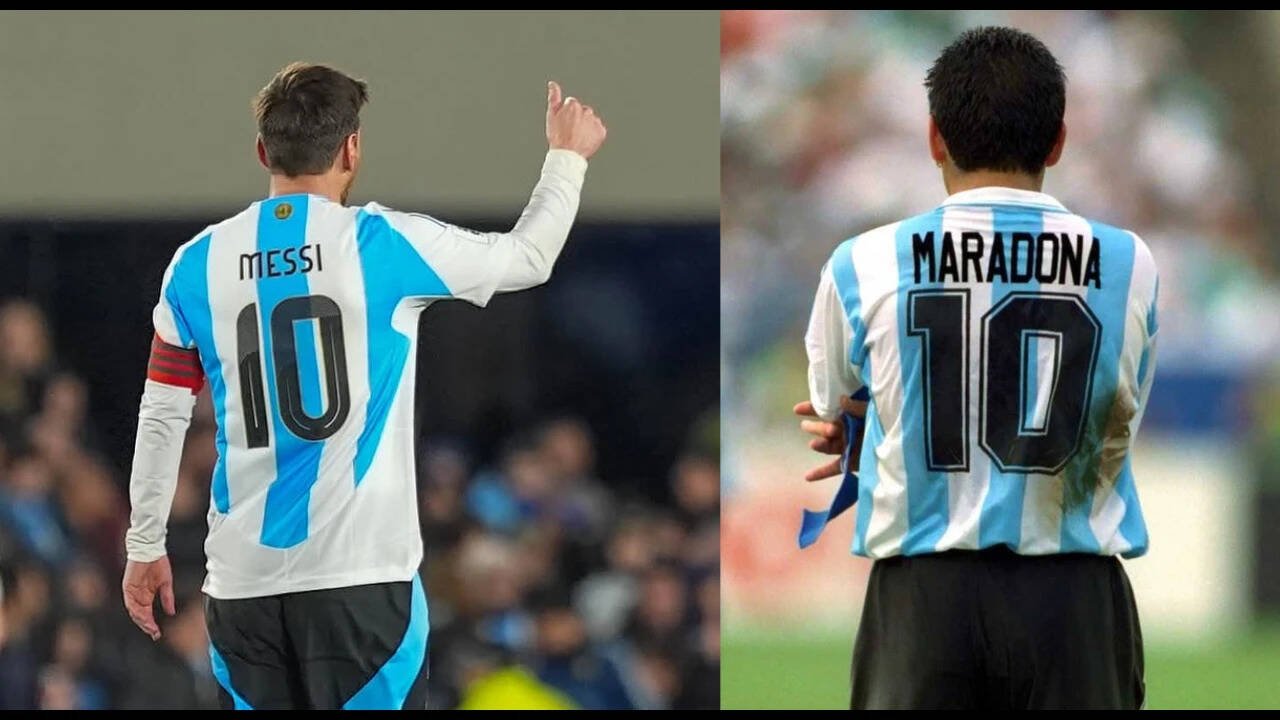 Messi’s No.10 can’t be retired even if Argentina wanted to, Maradona knows why