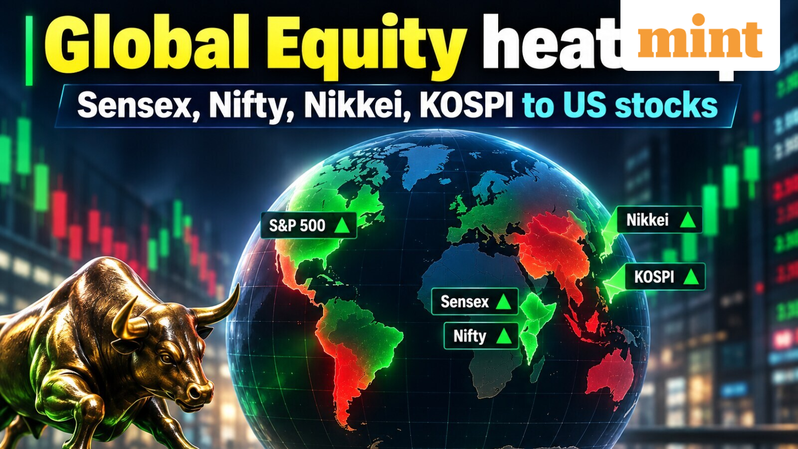 Sensex, Nifty, Nikkei, KOSPI to US stocks: Global markets' equity heatmap before Indian stock market opens on Thursday
