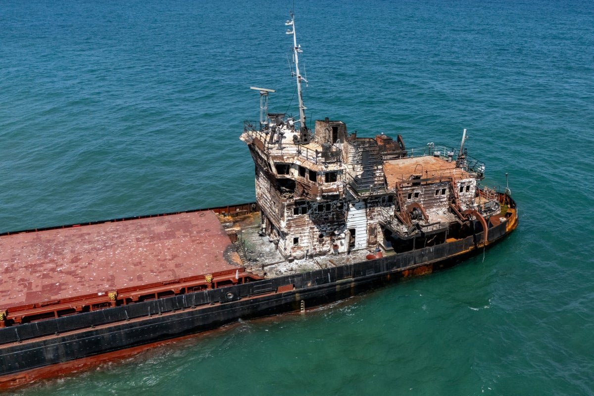 Ships turn to ‘cope cages’ and makeshift anti-drone defences as Black Sea attacks intensify