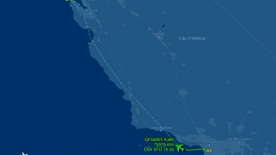 Qantas A380 arrives in San Francisco to bring NFL’s 49ers to Australia