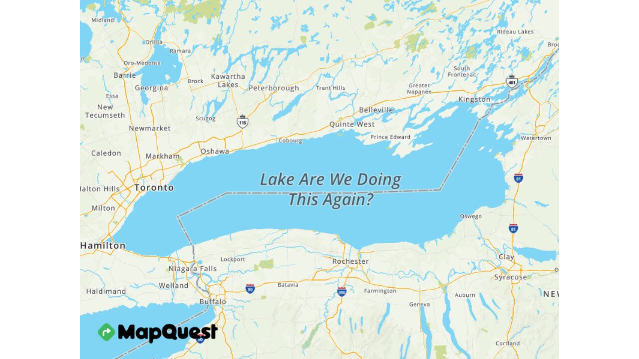 Apple and Google rename Lake Ontario to Lake America; one app refuses Trump’s order