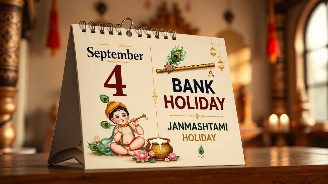 Bank holiday on Janmashtami: Where are banks closed on Sept 4, 2026? Check list
