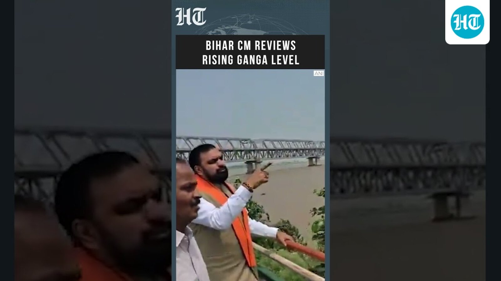 Patna: Bihar CM Samrat Choudhary Inspects Rising Ganga Water Level
