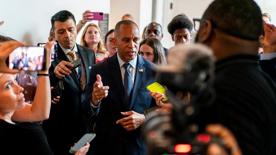 Jeffries, Democrats shift tone, aim to move beyond defector scandal