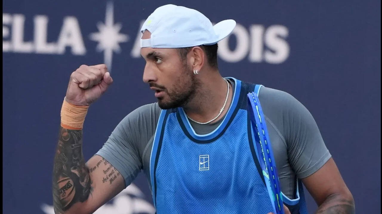 Nick Kyrgios suspended for one month after cocaine positive at Mallorca event