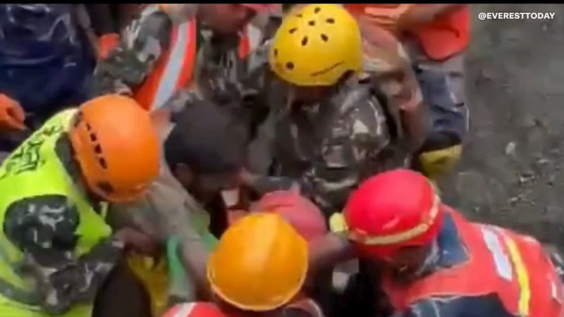 Rescuers pull survivors from ruined tunnels