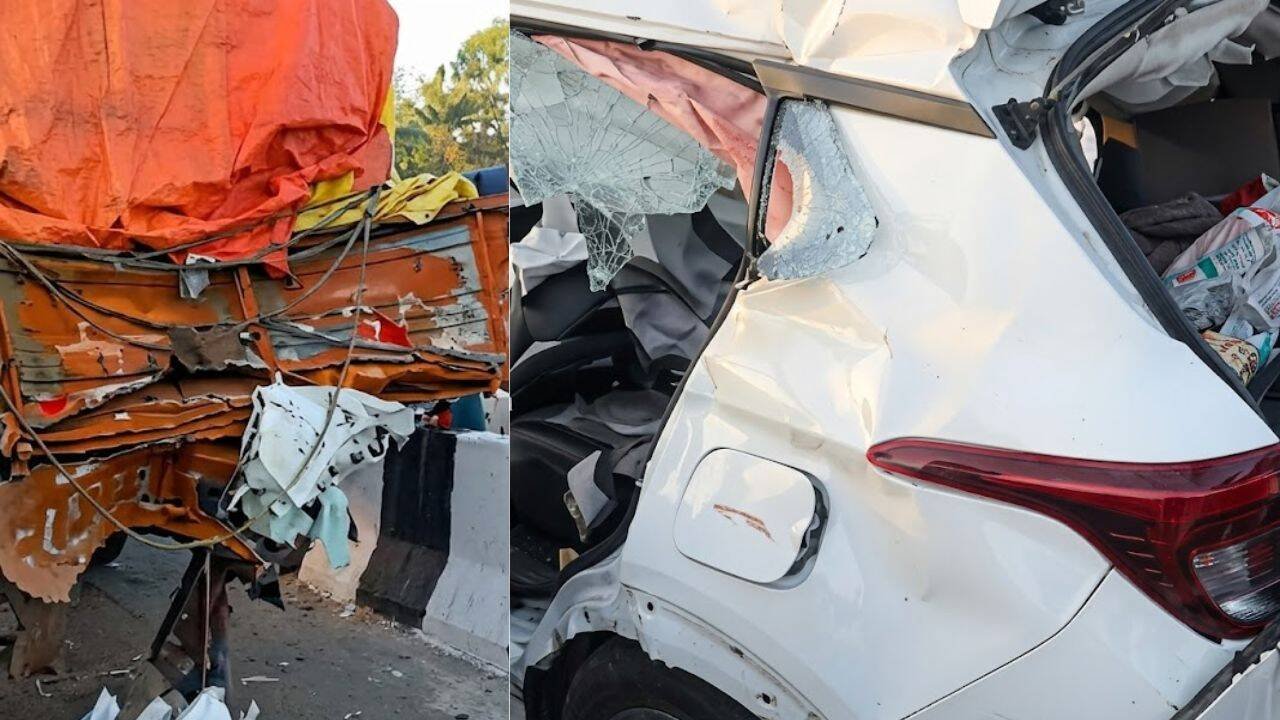 8 students killed after car rams into parked lorry in Keralam