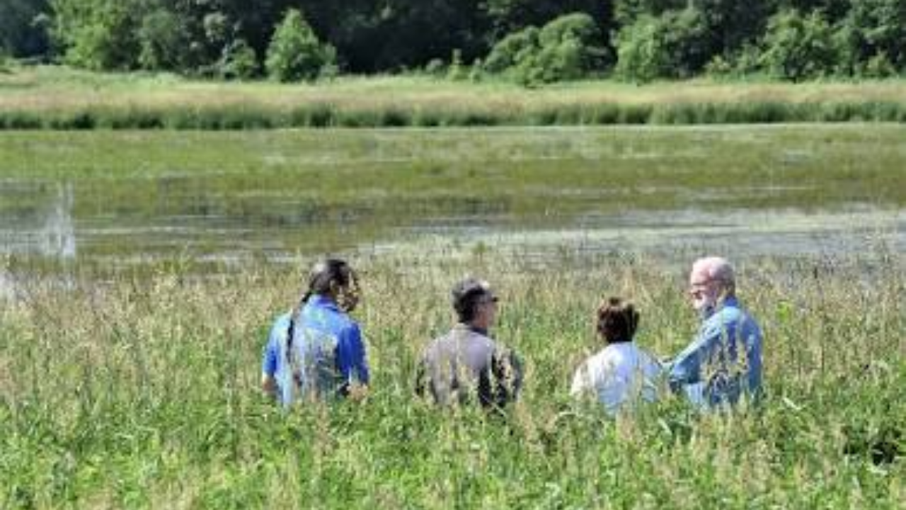 Father began wetland restoration in 1993; son later restored nearly 48 acres