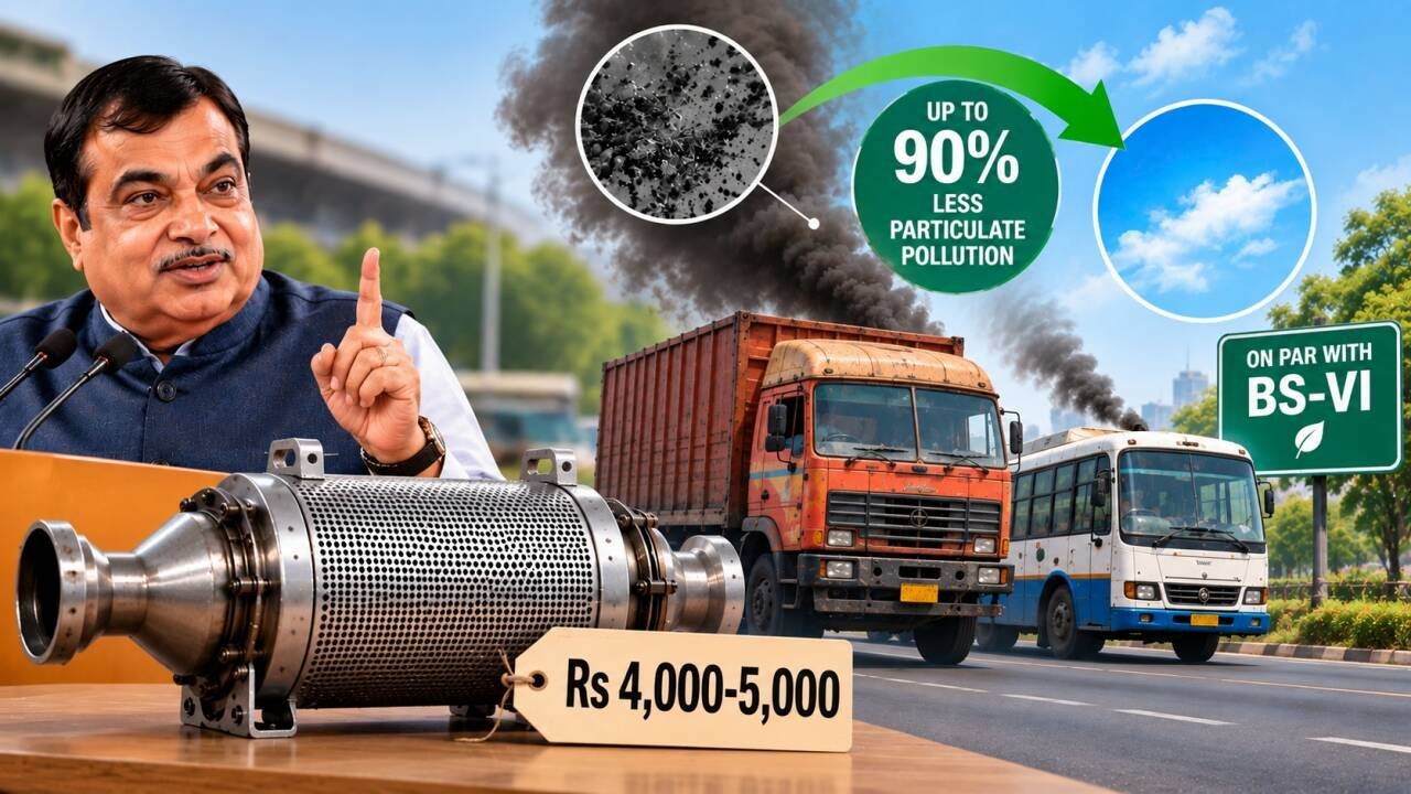 Gadkari clears Rs 5,000 IIT-Delhi fix for old diesel vehicles; can cut pollution by 90%