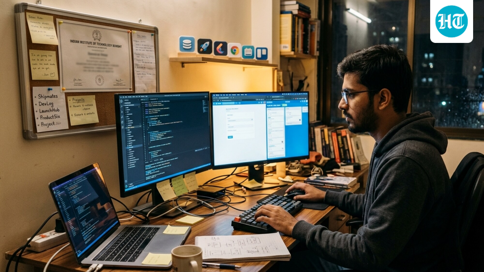 21-year-old IIT Bombay grad builds 6 products after losing  ₹1.7 lakh/month job
