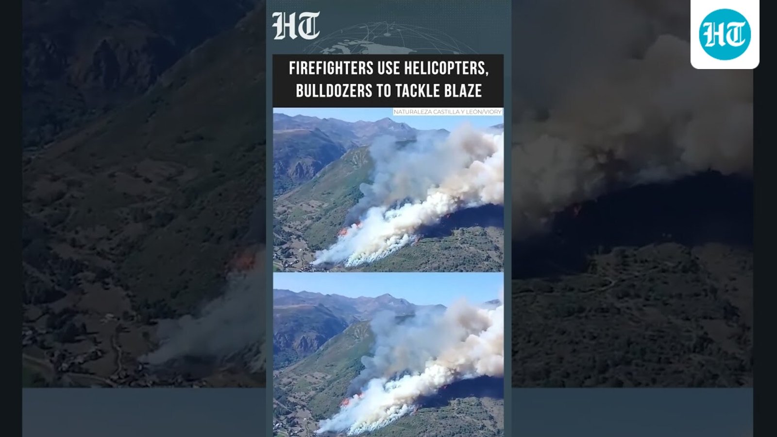 León Wildfire: Flames Sweep Through Sosas de Laciana As Firefighters Mobilise