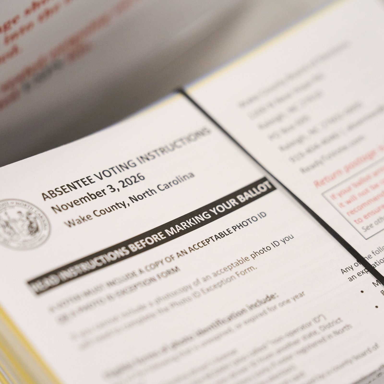 North Carolina Adds New Restrictions to Vote-by-Mail Program