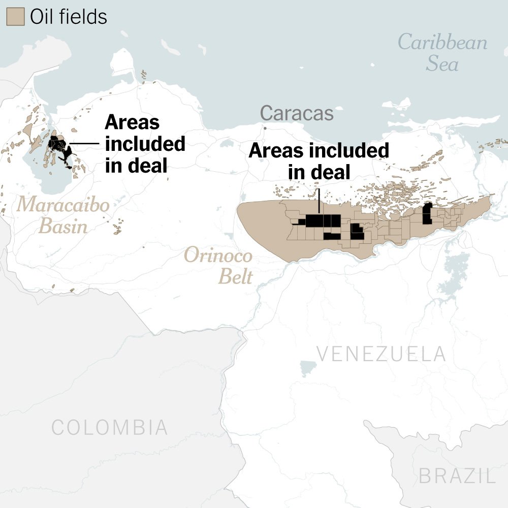 The U.S. Wants the Oil From These 17 Venezuelan Fields