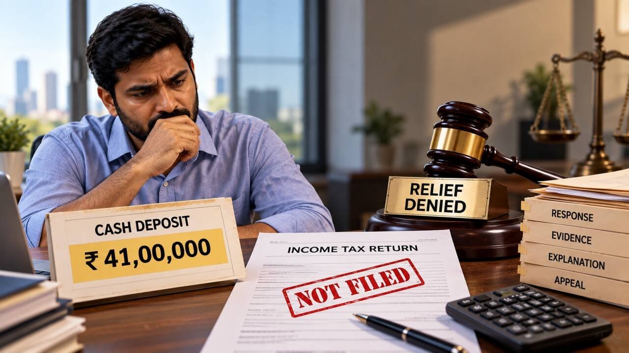 Rs 41.69 lakh cash deposits, no ITR: He said wife, father paid expenses; ITAT rejects plea
