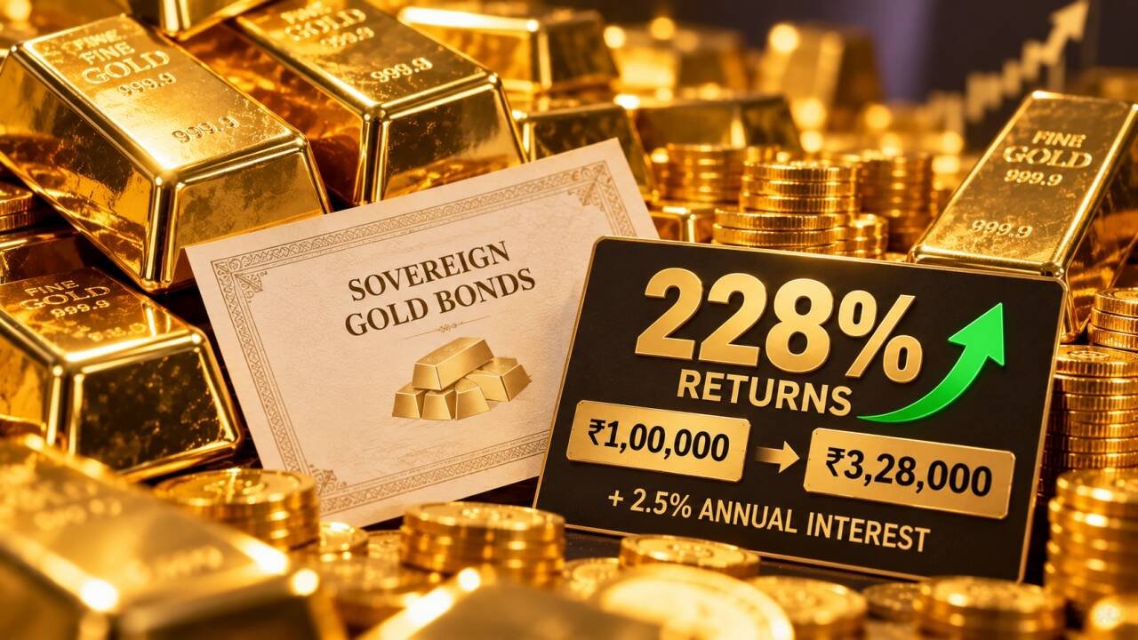 Rs 1 lakh gold investment becomes Rs 3.28 lakh in 5 years: 228% return plus interest