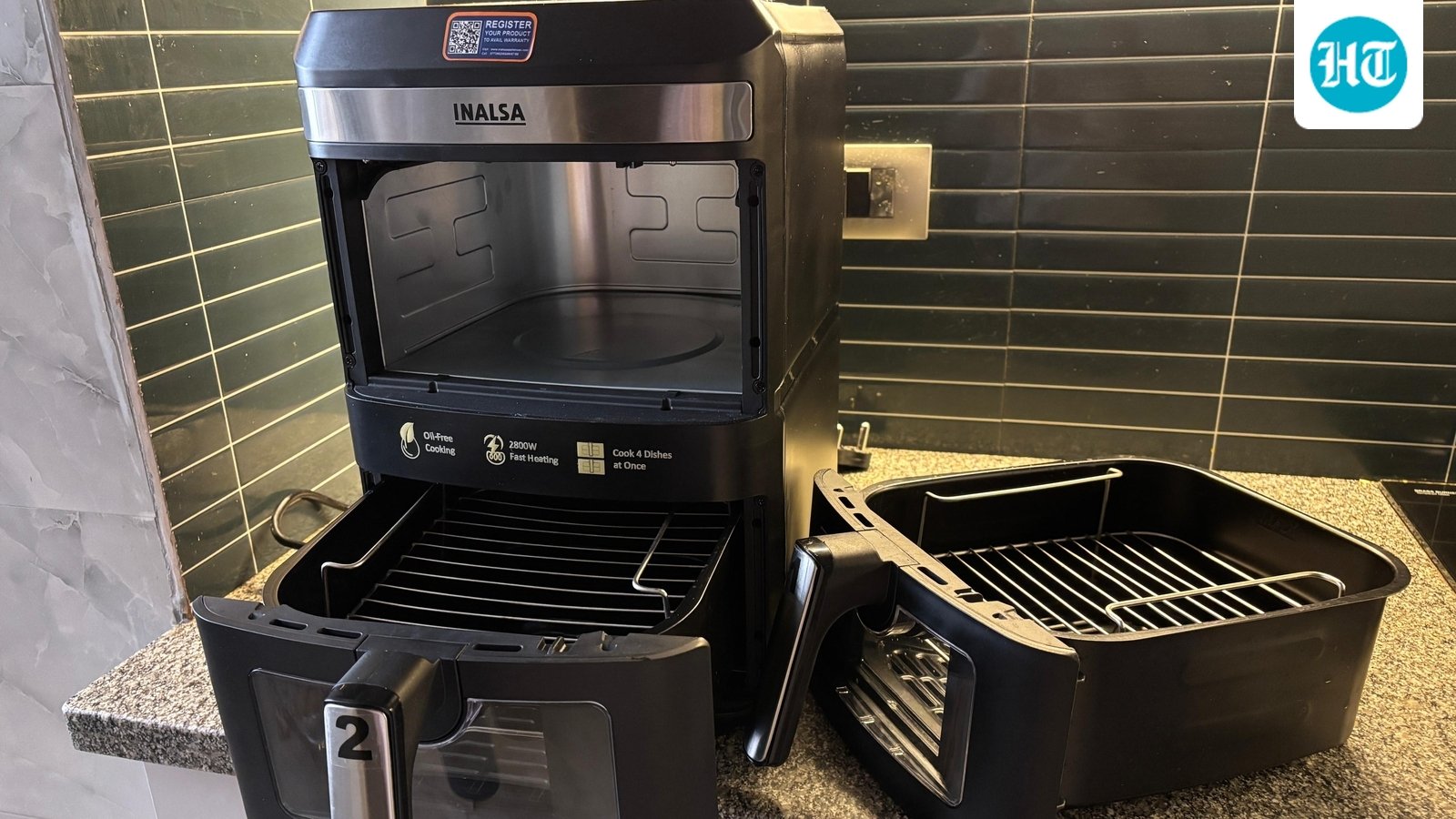 Inalsa NutriFry DuoSlim air fryer review: Two 7L baskets, but the real game-changer is how they work together
