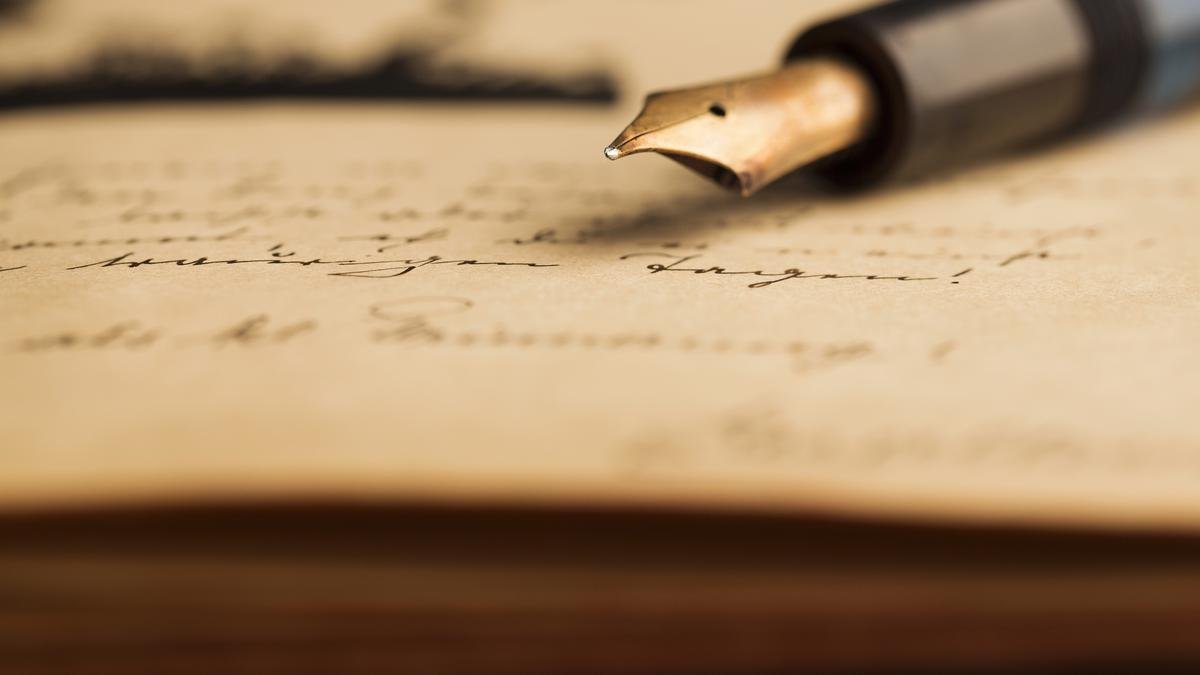 Old-world charm of handwritten notes