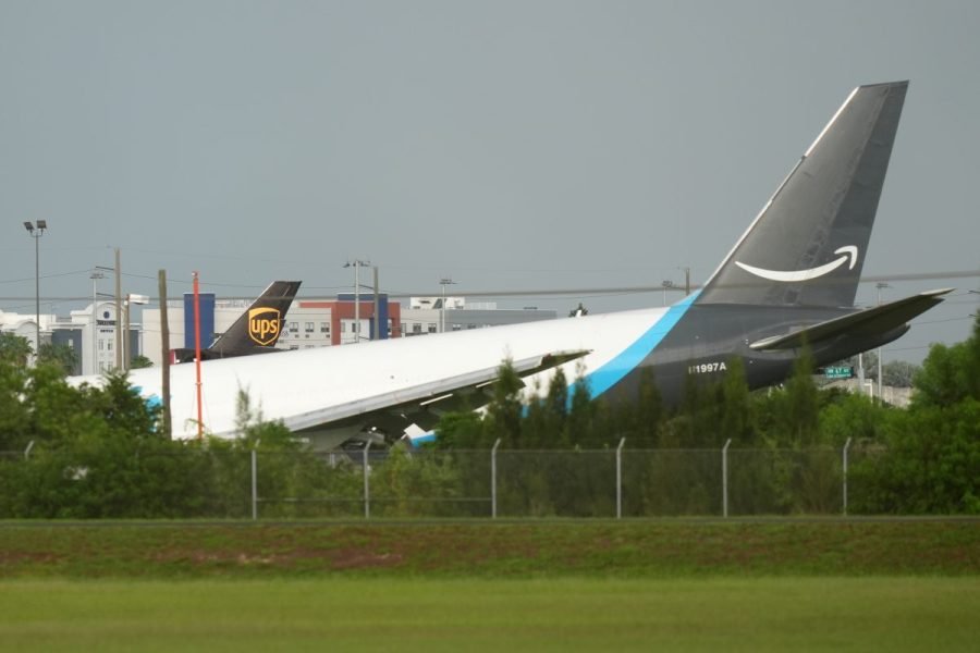 At least 5 dead after Amazon cargo plane barreled off runway at Miami airport