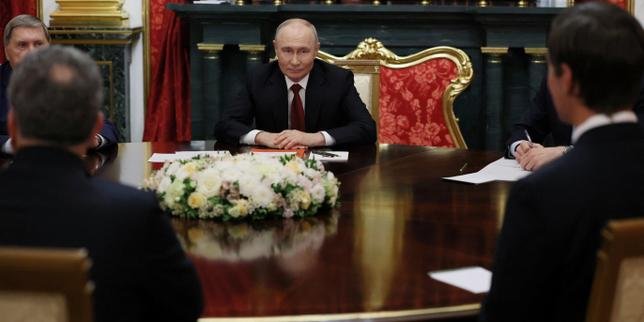 Putin reiterates demands to Trump's two envoys who came to Kremlin with 'ideas' for peace