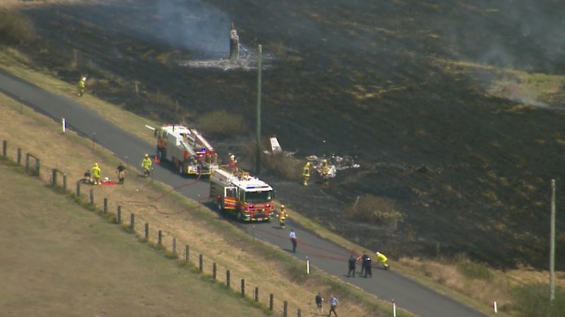 Light aircraft crashes in Logan, emergency services on scene
