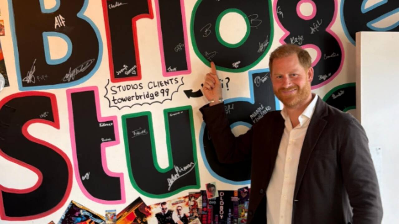 Prince Harry begins work on mystery project at London studio