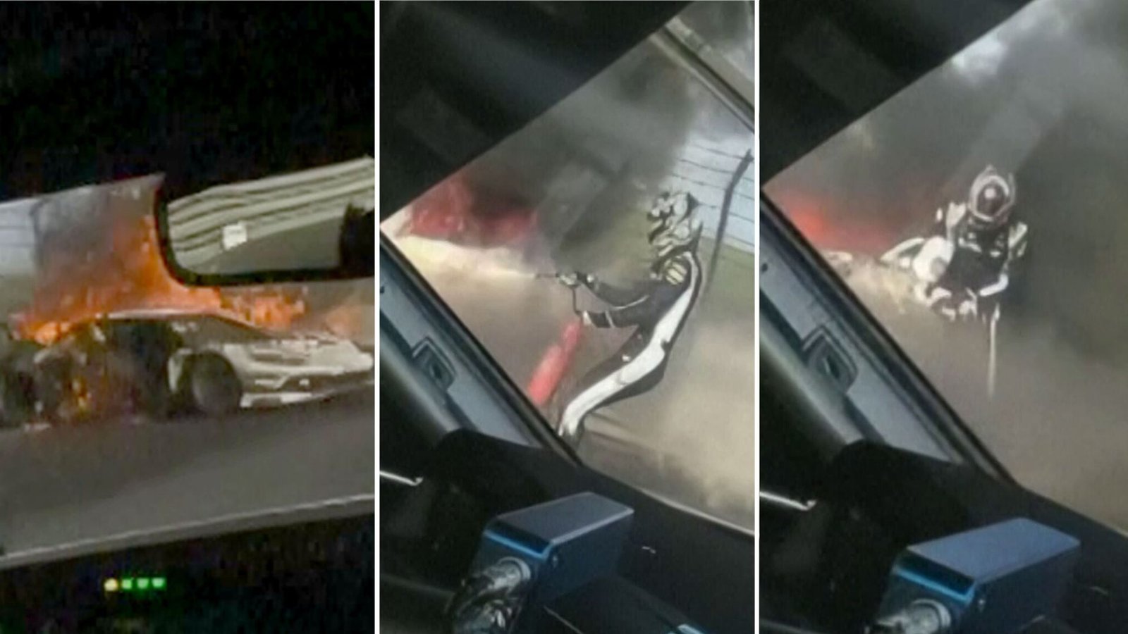Race driver thanks rival for saving his life with 'incredible act of bravery'