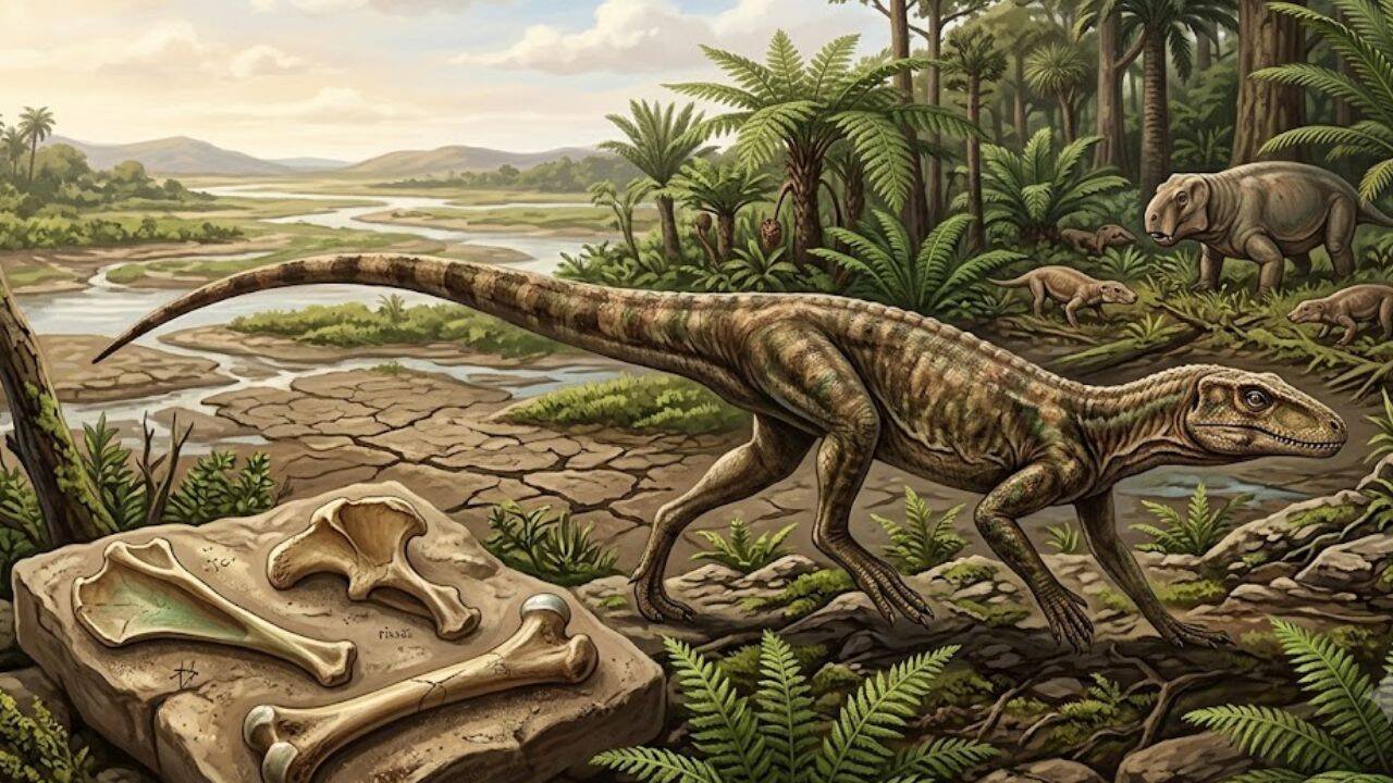 240-million-year-old lost fossil revealed a new reptile related to dinosaurs and crocodiles