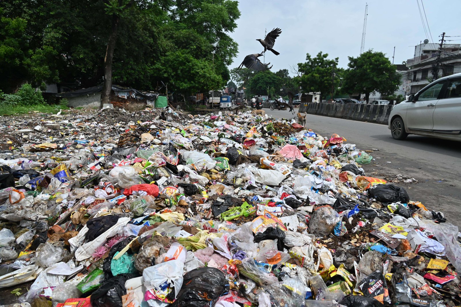 Air gets cleaner, garbage gets uglier in Lucknow