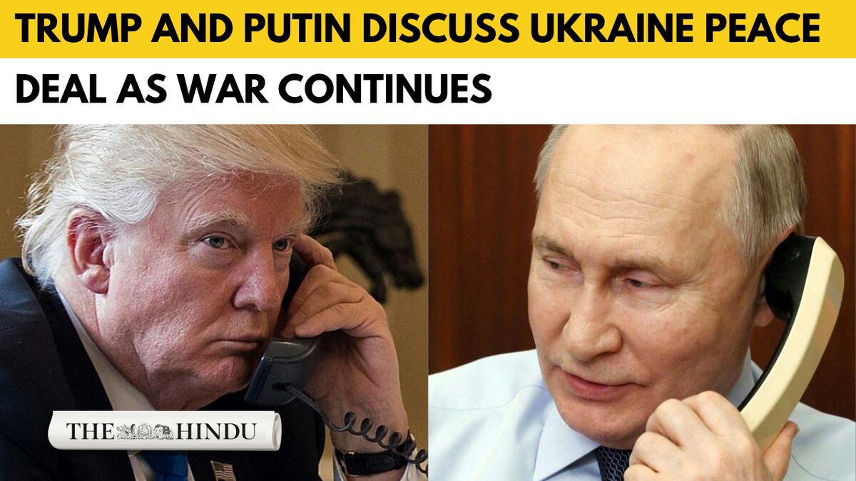 Trump and Putin discuss peace in Ukraine as fighting continues