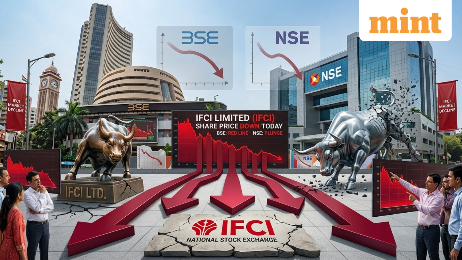 IFCI share price down today- drops 14% in 2 days- Why is the stock falling?