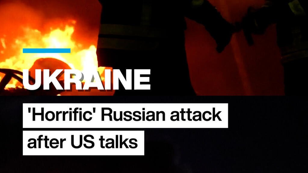 Russia pounds Kyiv, ending three-day halt for US talks