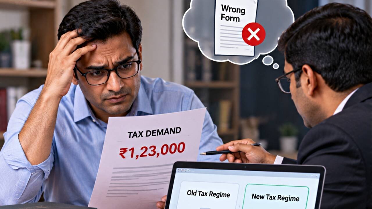 ITR filed under new regime, consultant’s mistake led to old regime & Rs 1.23 lakh demand