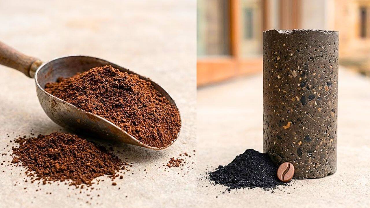Scientists transform coffee waste into a material that makes concrete stronger by 29%