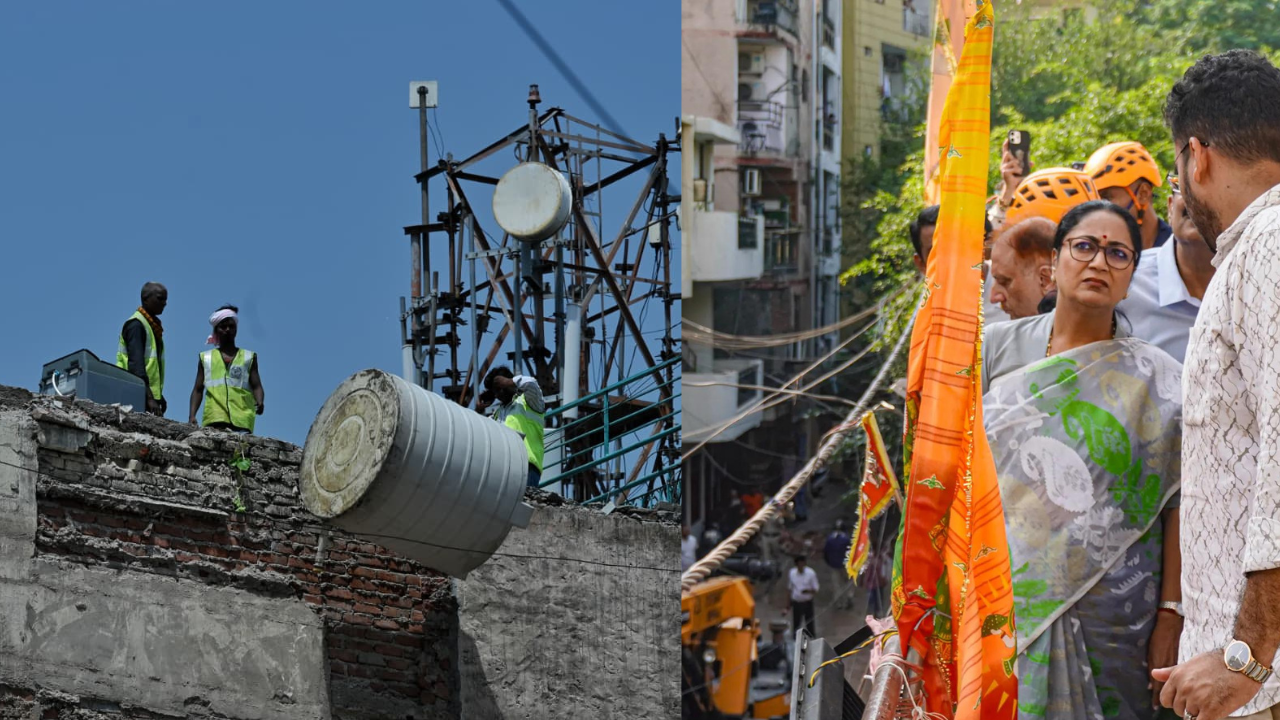 MCD demolition drive in Laxmi Nagar, Pandav Nagar amid Delhi building collapse; residents allege bias