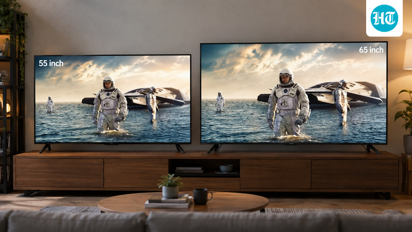 I switched between 55-inch and 65-inch TVs to see if 10 inches really matters