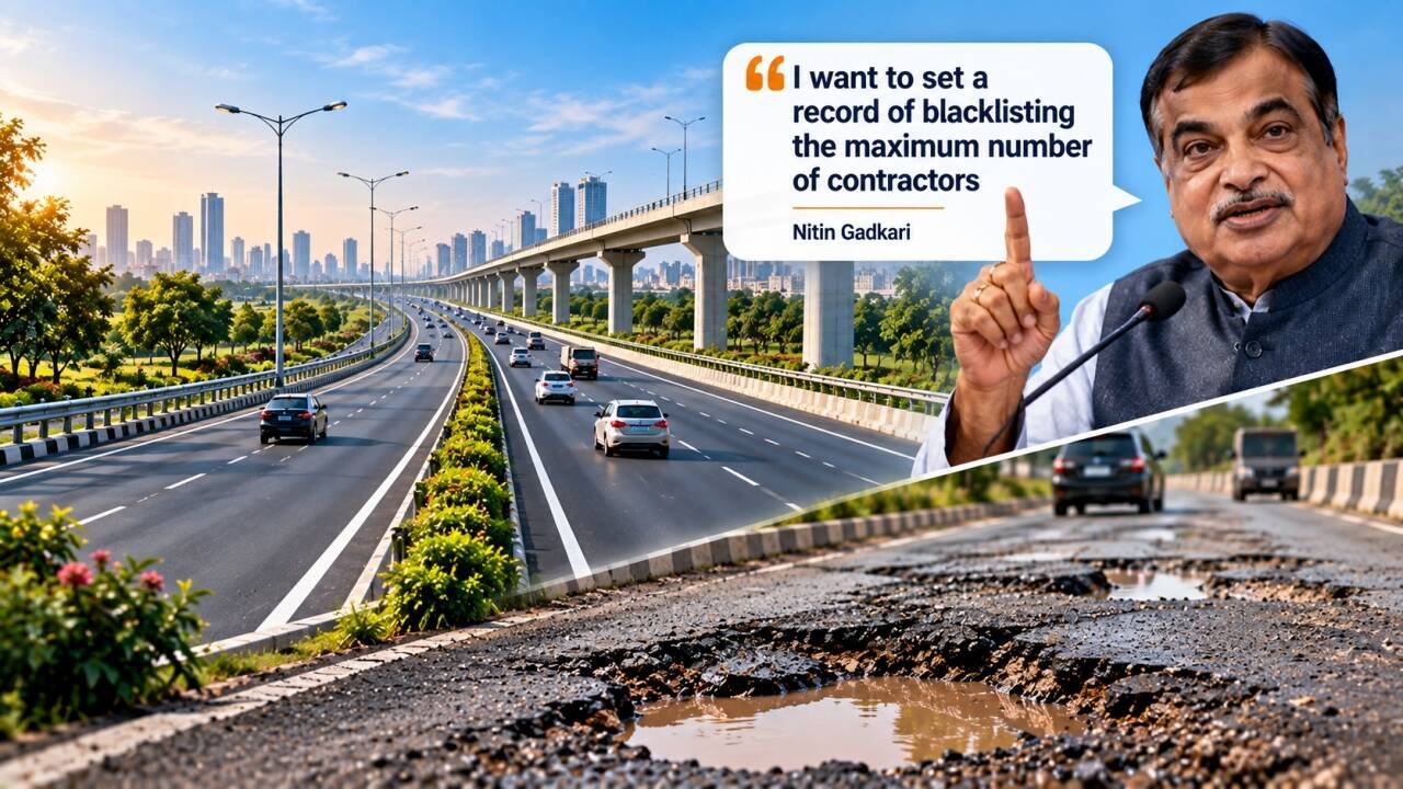 Nitin Gadkari: ‘I want to set record’ for blacklisting maximum contractors for poor work