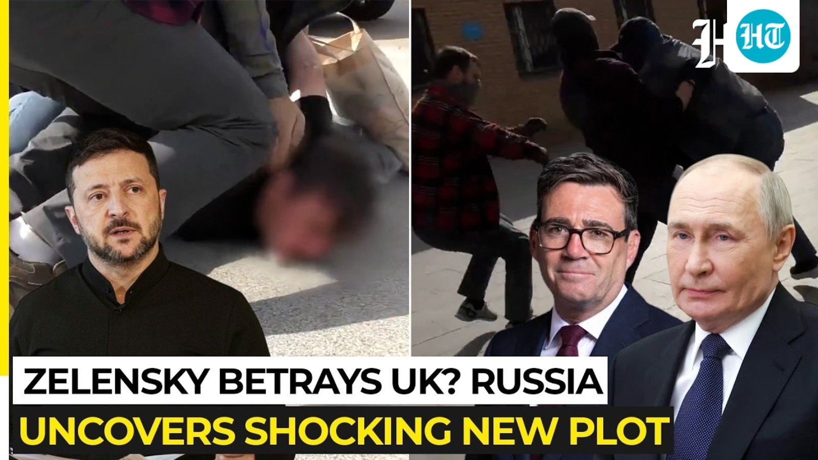Zelensky stabs Burnham in the back? Russia uncovers sinister ‘Ukrainian plot’ against UK diplomats