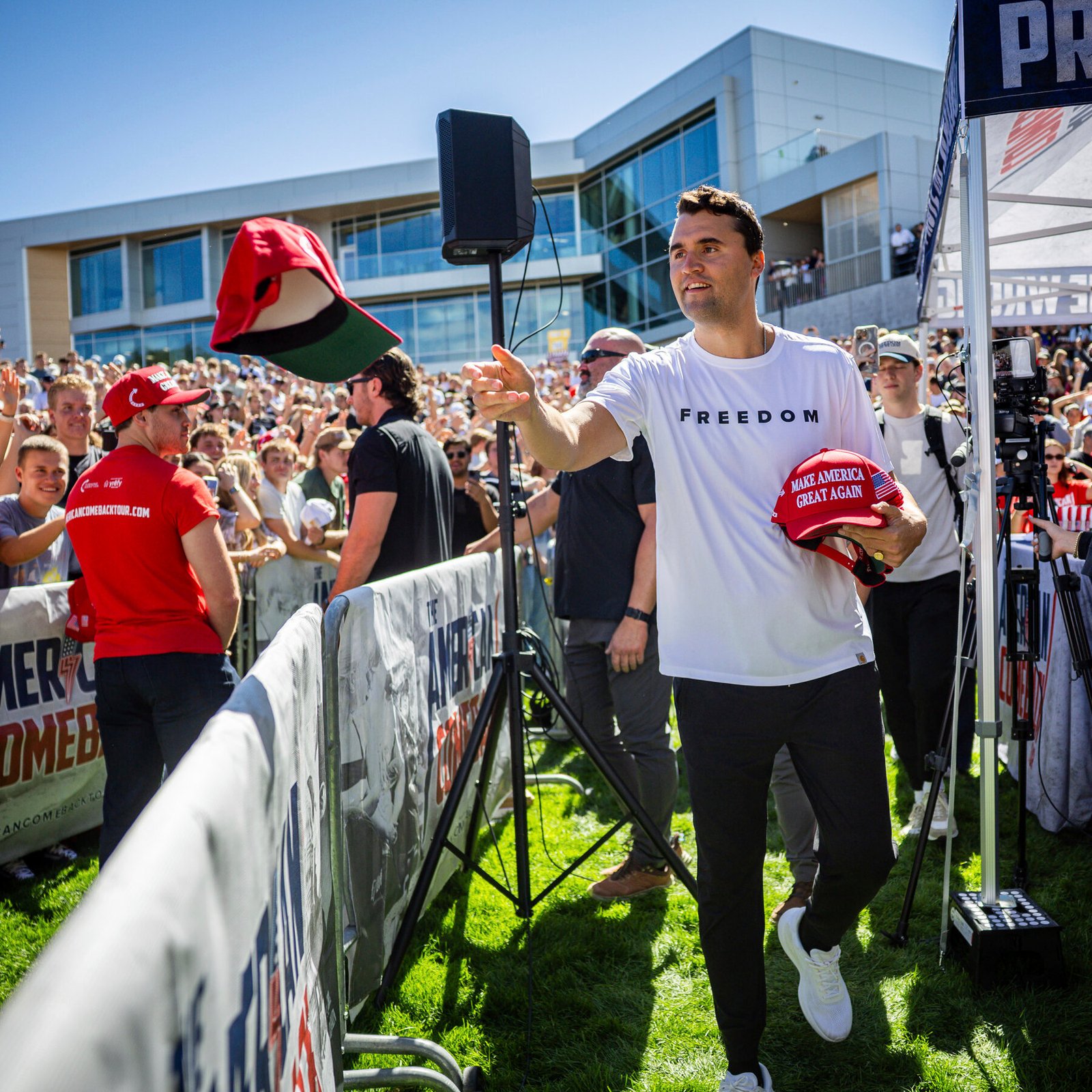 Memorial on Anniversary of Charlie Kirk’s Killing Splits a Utah Campus