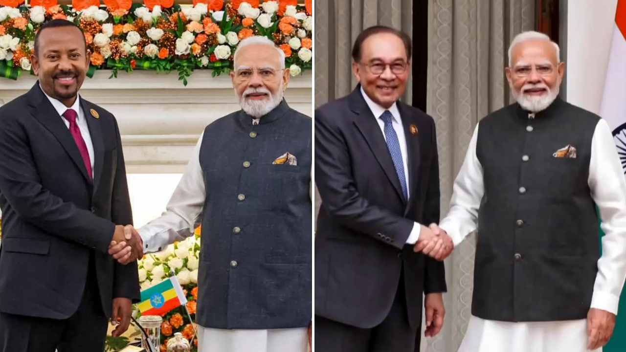 PM Modi holds talks with Ethiopia, Malaysia; defence, investment on agenda