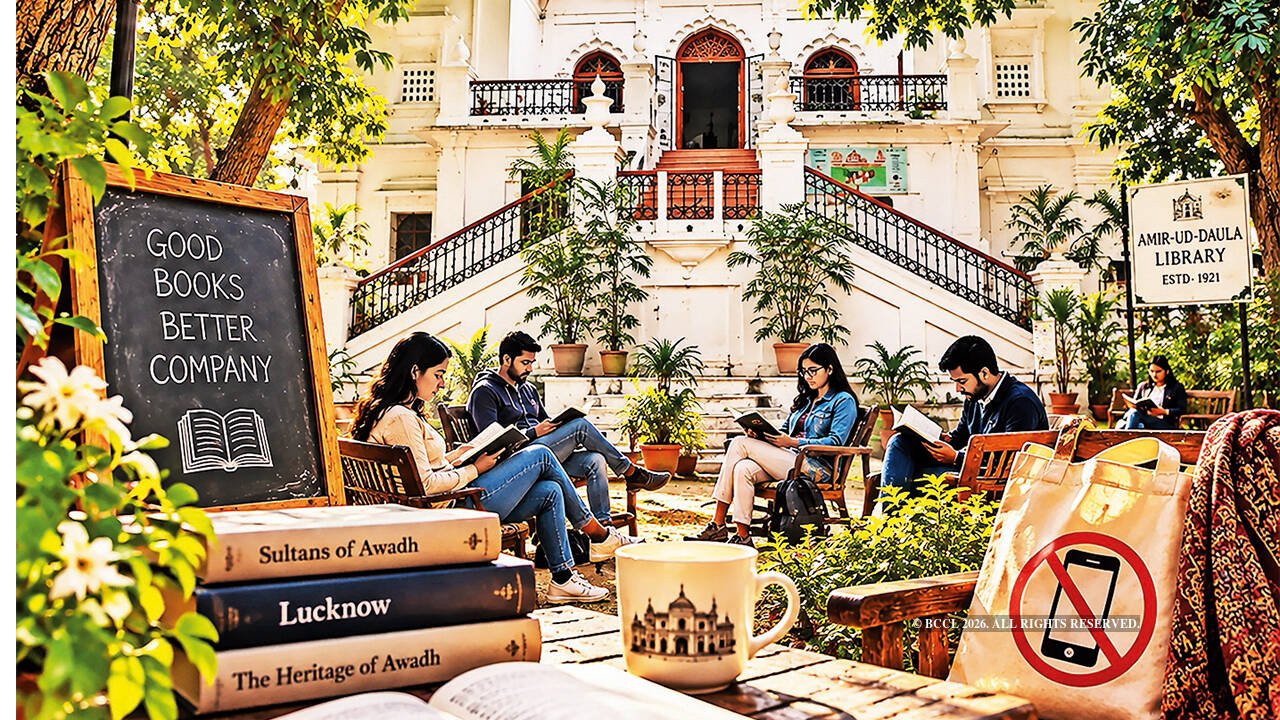 Put down the phone, pick up a book: Lucknow’s old library gets readers back