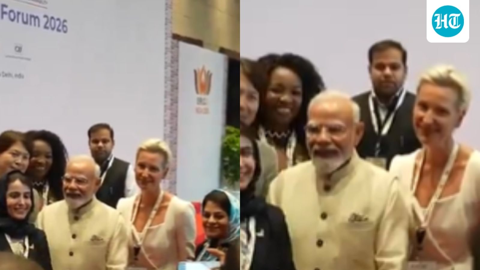 ‘Can we have a picture?’ BRICS delegates gather around PM Modi for photo op | WATCH