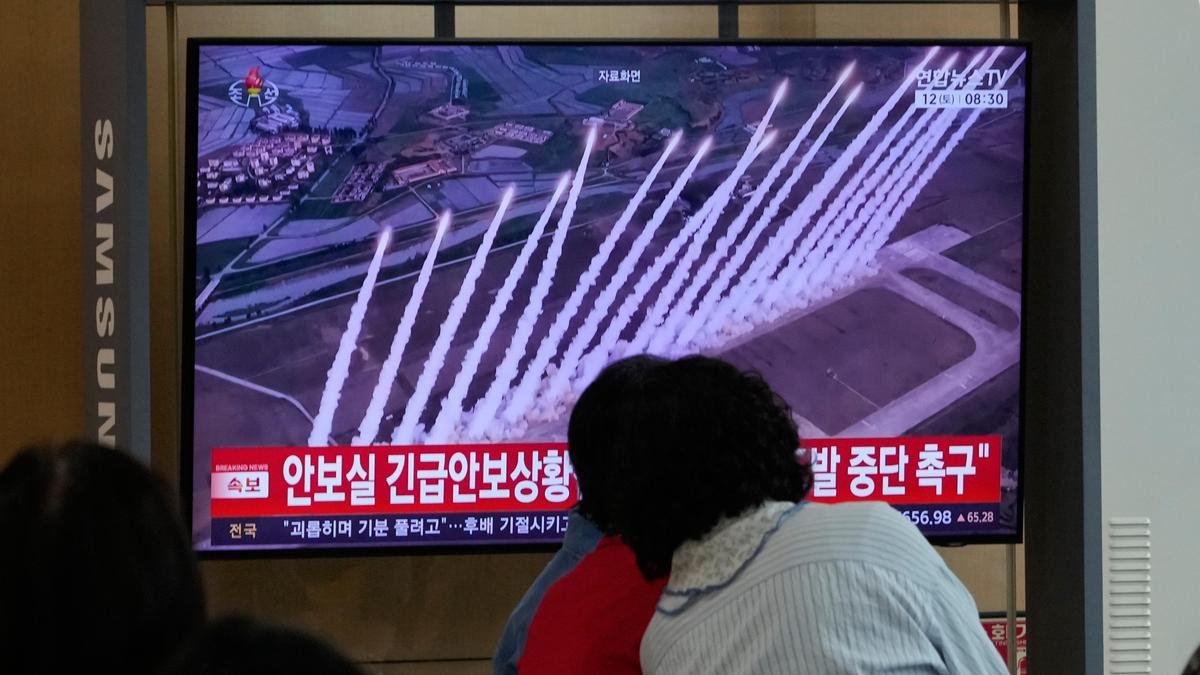 North Korea launches ballistic missiles toward sea after military drill it sees as threat