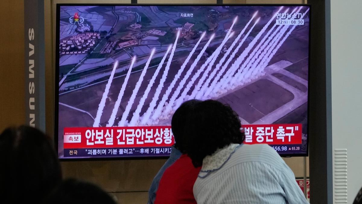 North Korea fires ballistic missiles toward sea after rivals' military drill it sees as provocation
