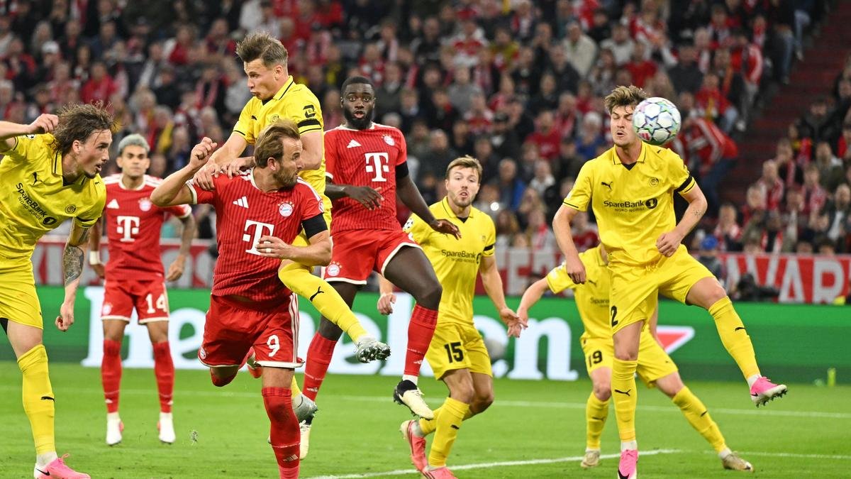 Harry Kane scores in Bayern win as Manchester United victorious on Champions League return