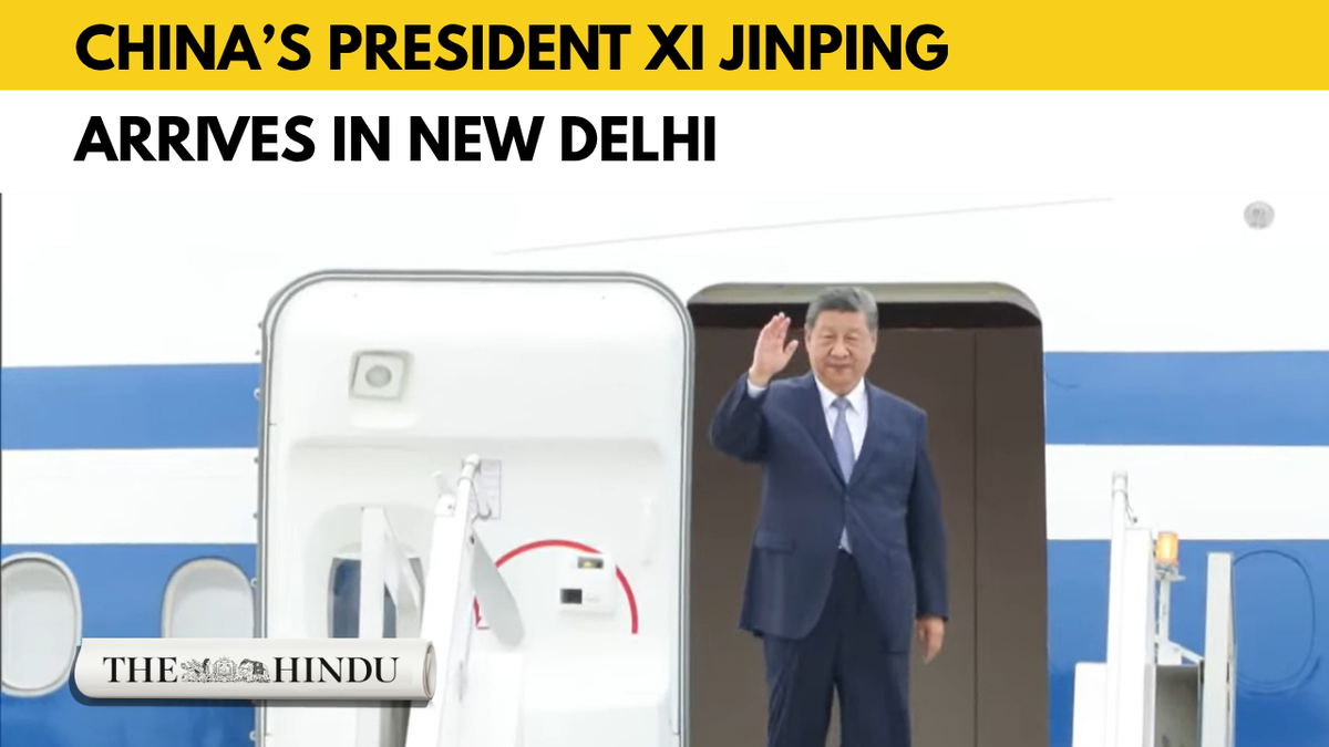 Watch: Xi Jinping arrives in Delhi for BRICS Summit, first visit since 2014